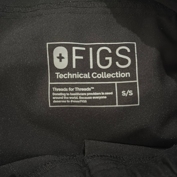 Men’s Black Figs Joggers, EUC S/S - Picture 3 of 4